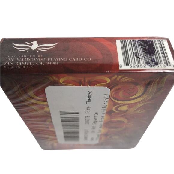 Ellusionist Ignite Red Deck Playing Cards 2014 Sealed Fire Theme Magic - Picture 7 of 8